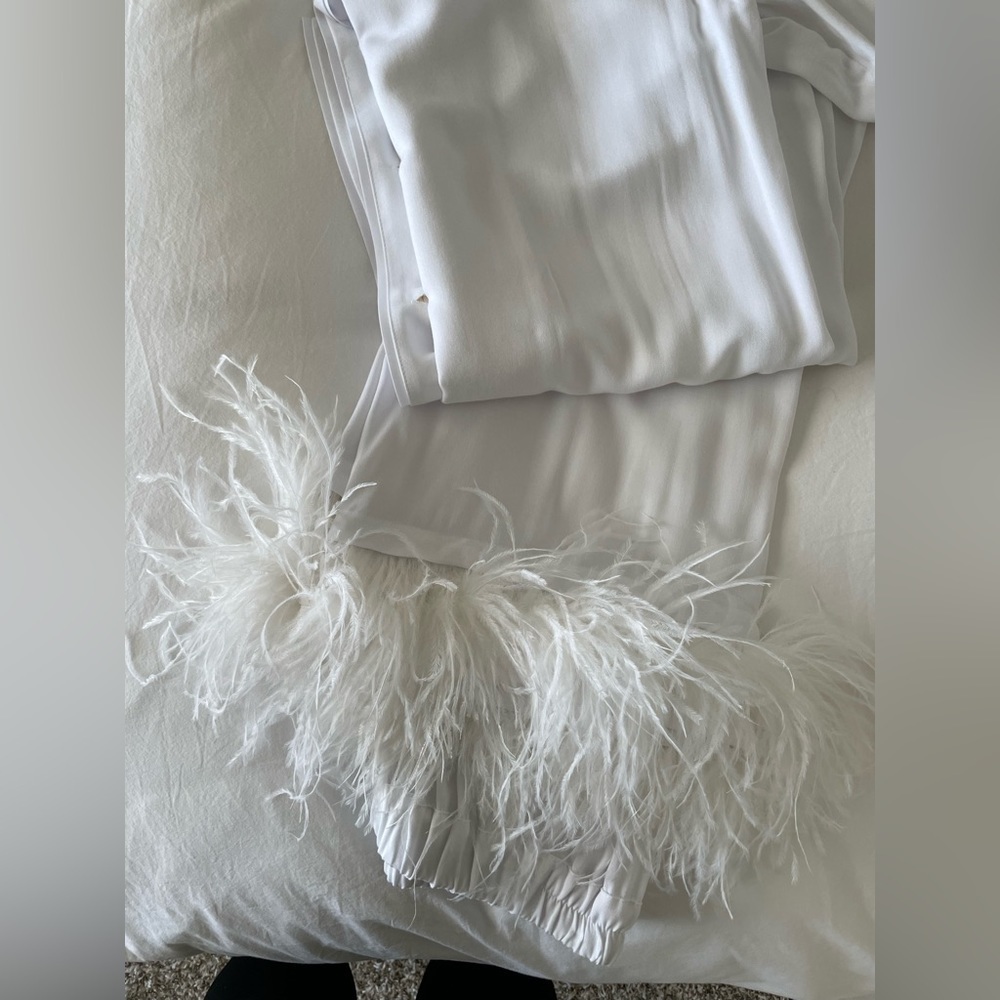 NWOT Sleeper Pajamas with Feathers - Picture 4 of 6